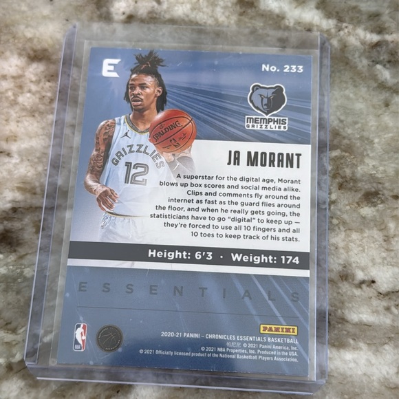 2020-21 Ja Morant Panini Chronicles Essentials - Picture 2 of 2